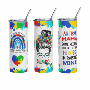 Autism Mom tumbler