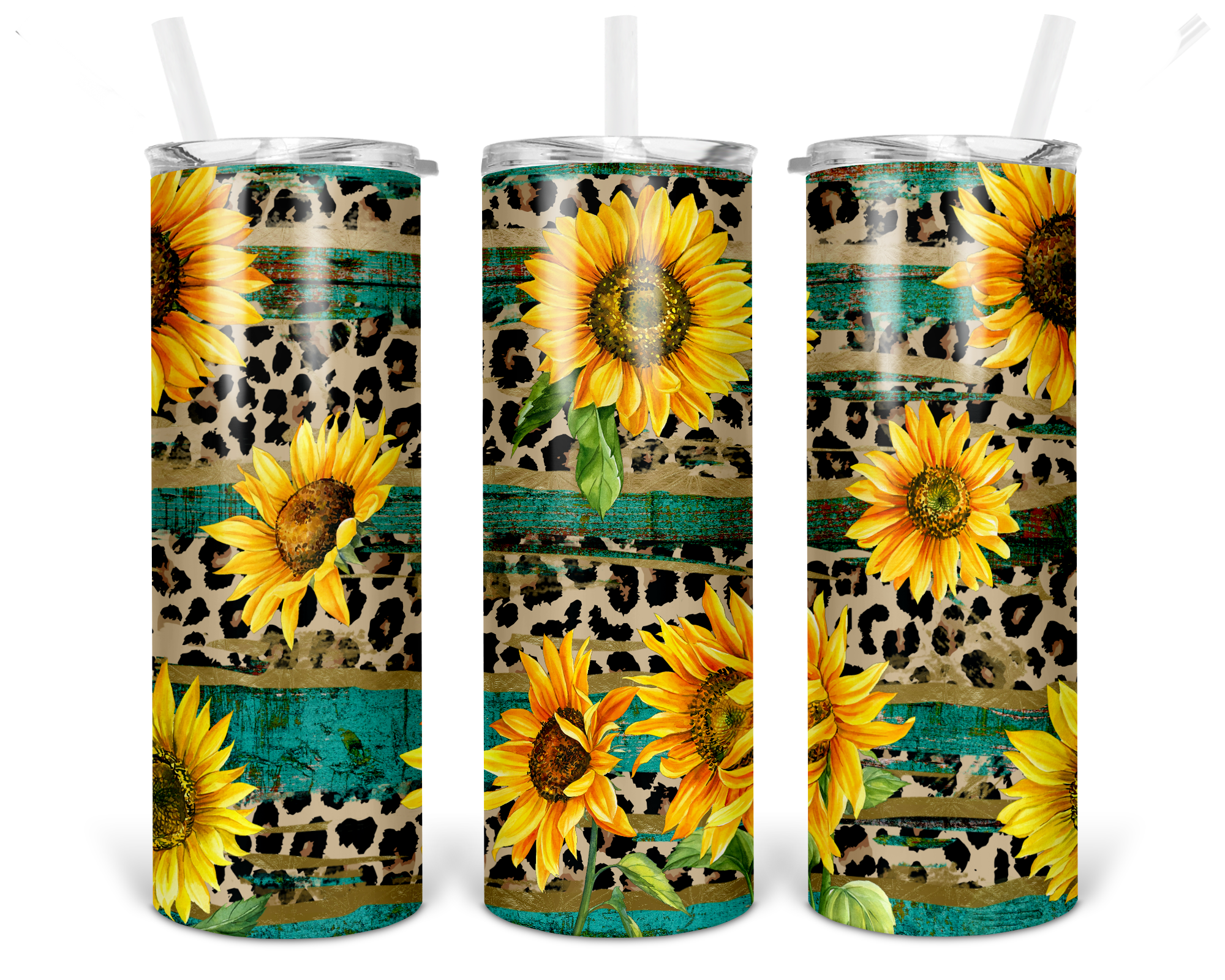 Rustic Sunflower tumbler