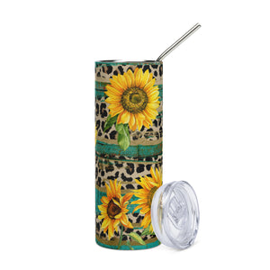 Rustic Sunflower tumbler